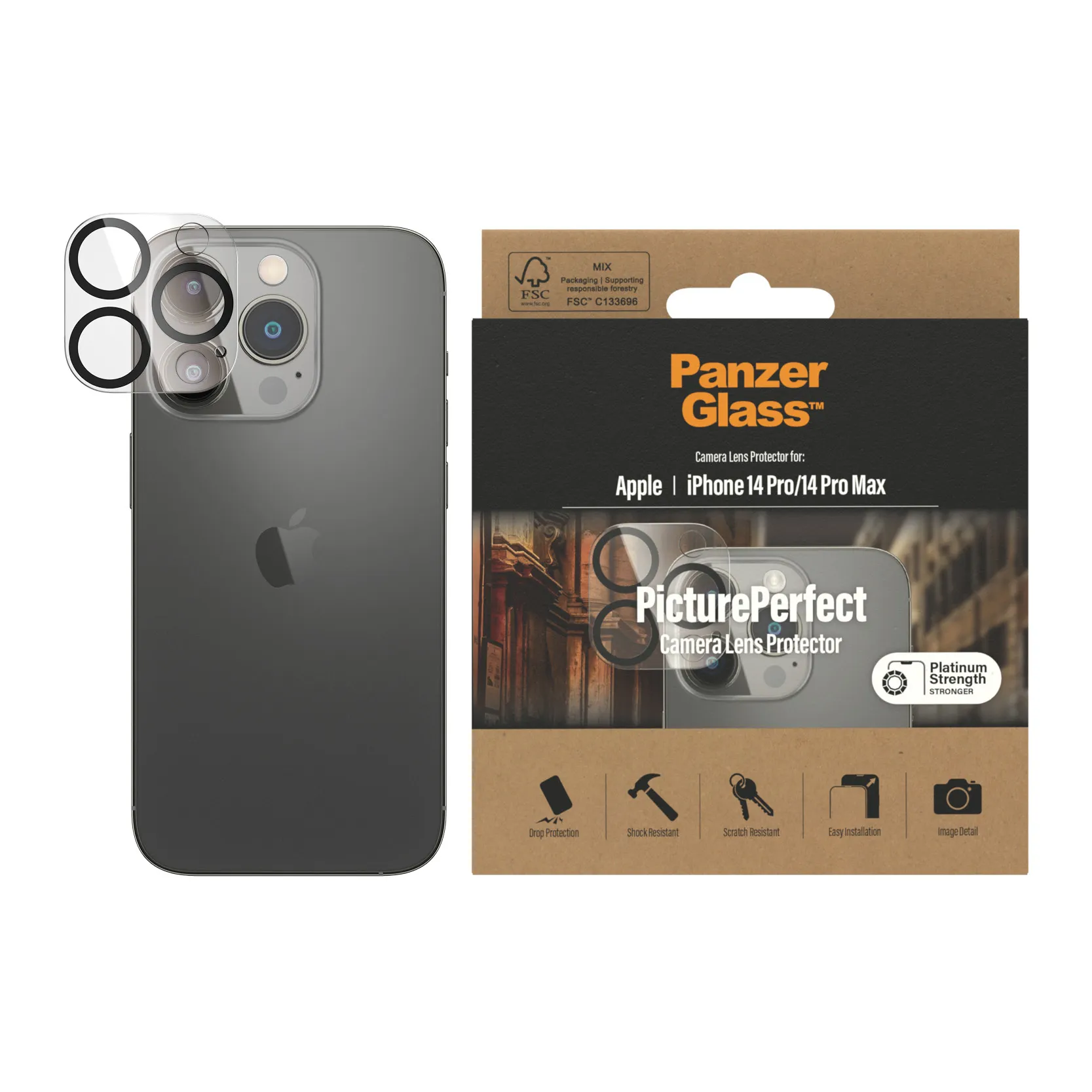 PanzerGlass PicturePerfect, iPhone 14 Pro / 14 Pro Max - Camera Lens Protector