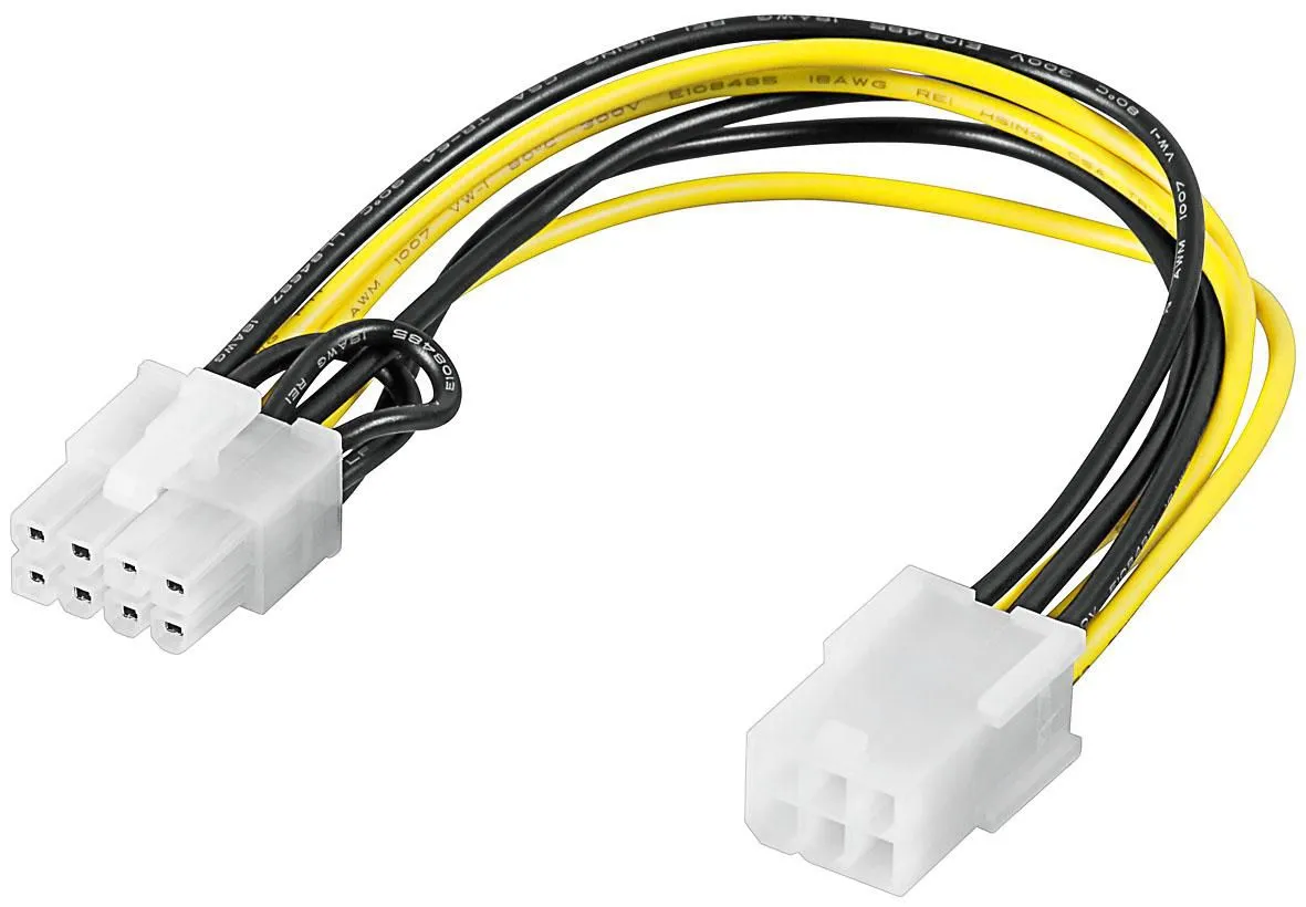 6 pin to 8 pin PCI Express