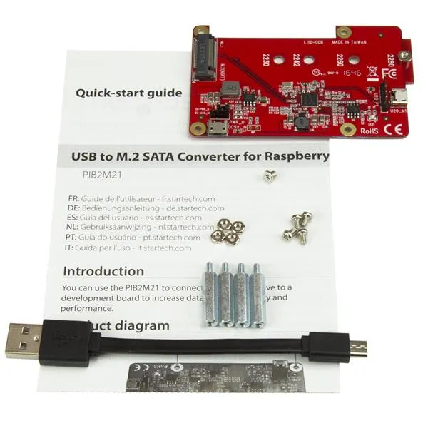 M.2 SATA RASPBERRY PI ADAPTER