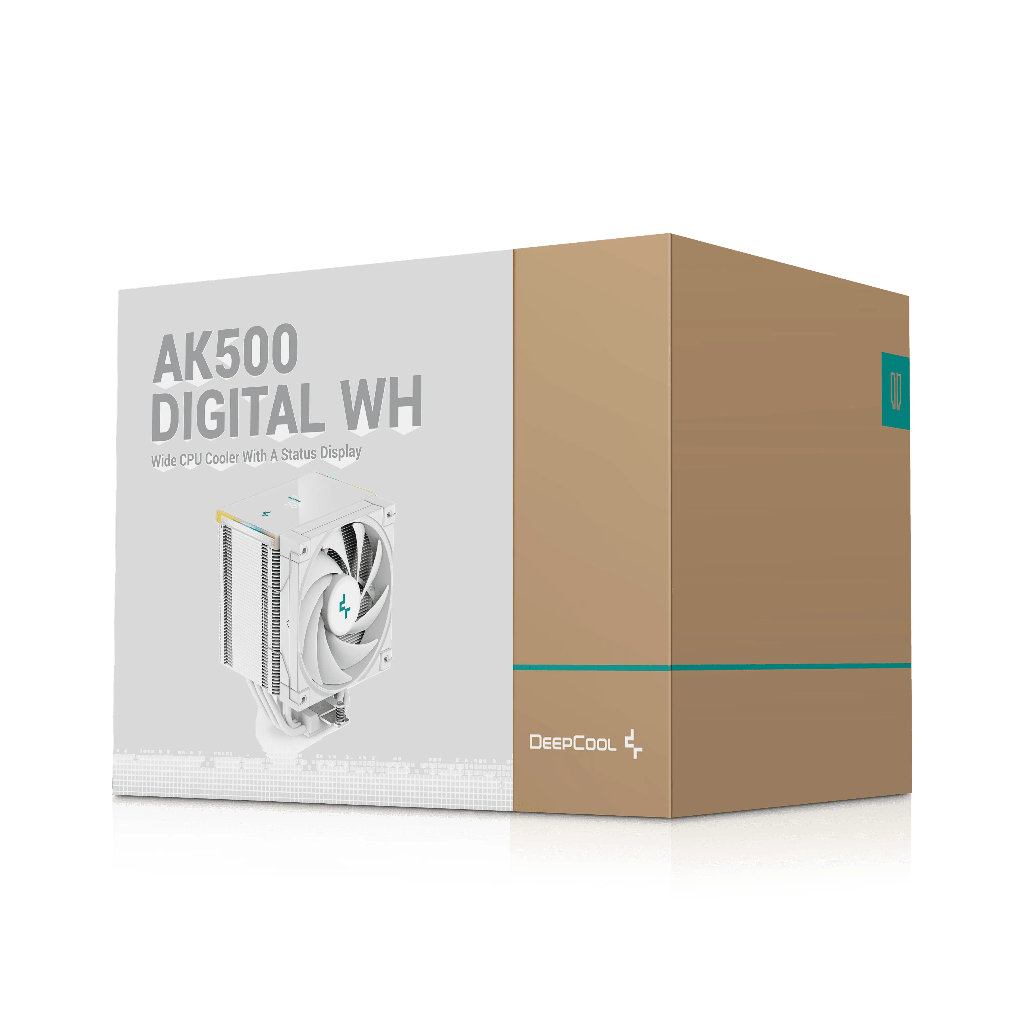 DeepCool AK500 DIGITAL, 120 mm ARGB CPU Cooler, White