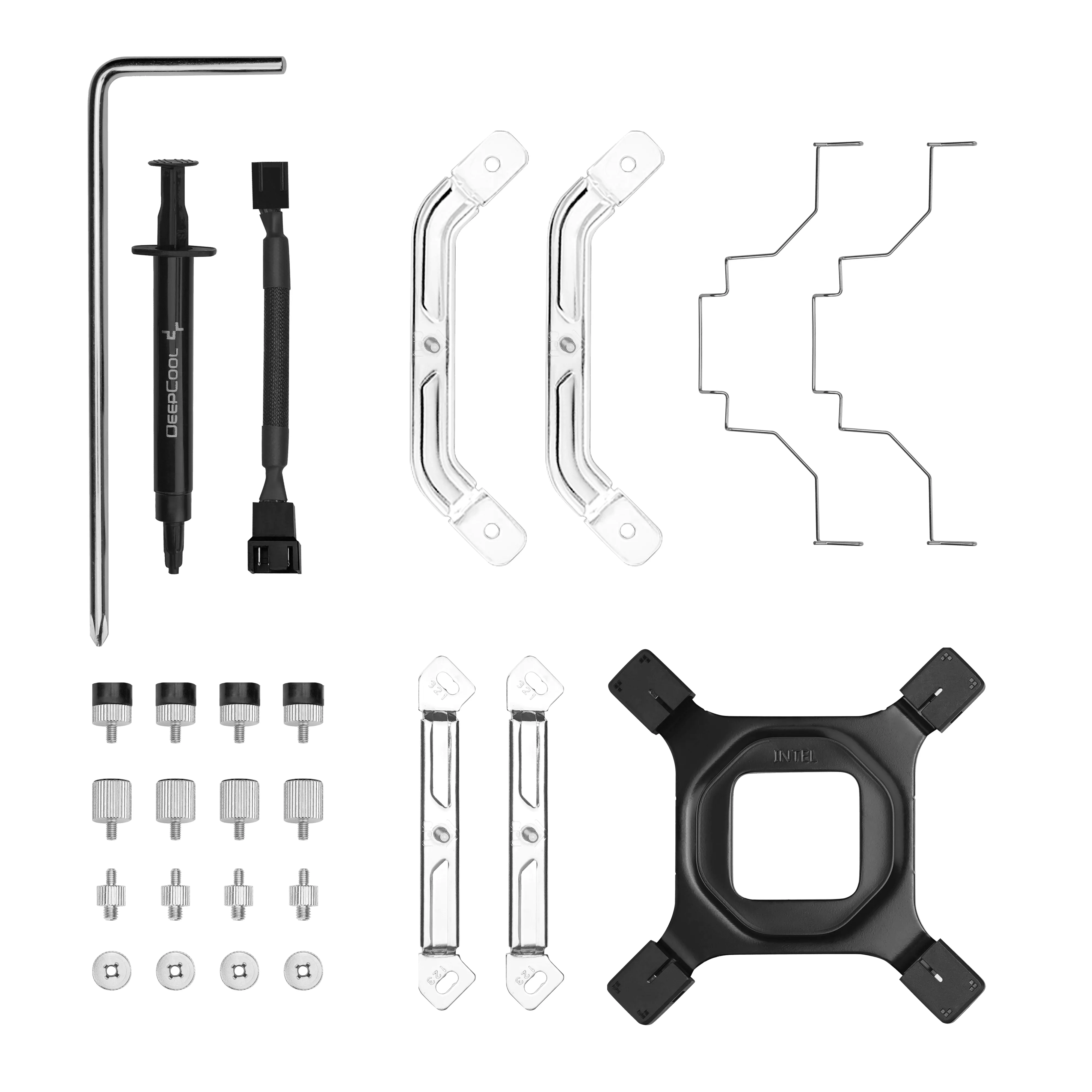 DeepCool AK500 DIGITAL, 120 mm ARGB CPU Cooler, White