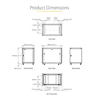 15U 19&quot; Server Rack Cabinet -