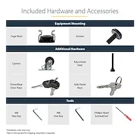 15U 19" Server Rack Cabinet -
