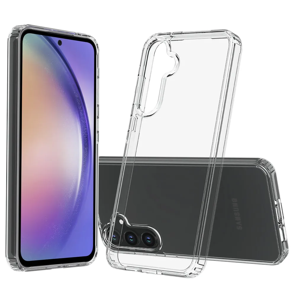 Screenor Bumper Galaxy A55 5G -suojakuori, Läpinäkyvä