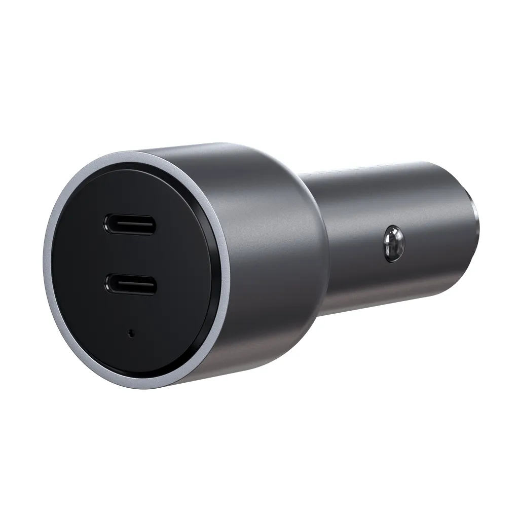 Satechi billaddare med PD 2xUSB-C på 40 Watt