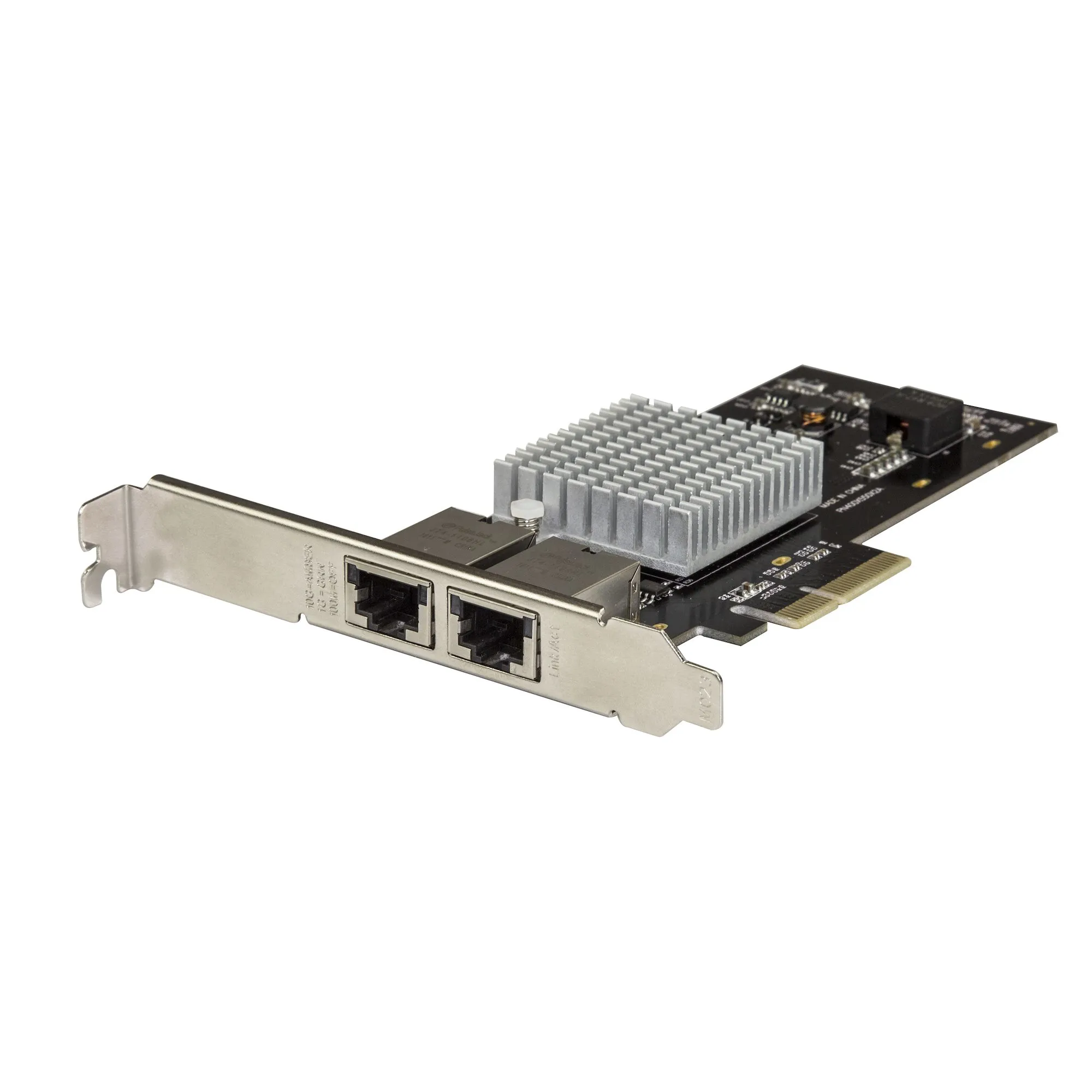 STARTECH.COM Dual Port 10G PCIe Network Adapter Card - Intel-X550AT 10GBASE-T &amp; NBASE-T PCI Express Network Interface Adapter