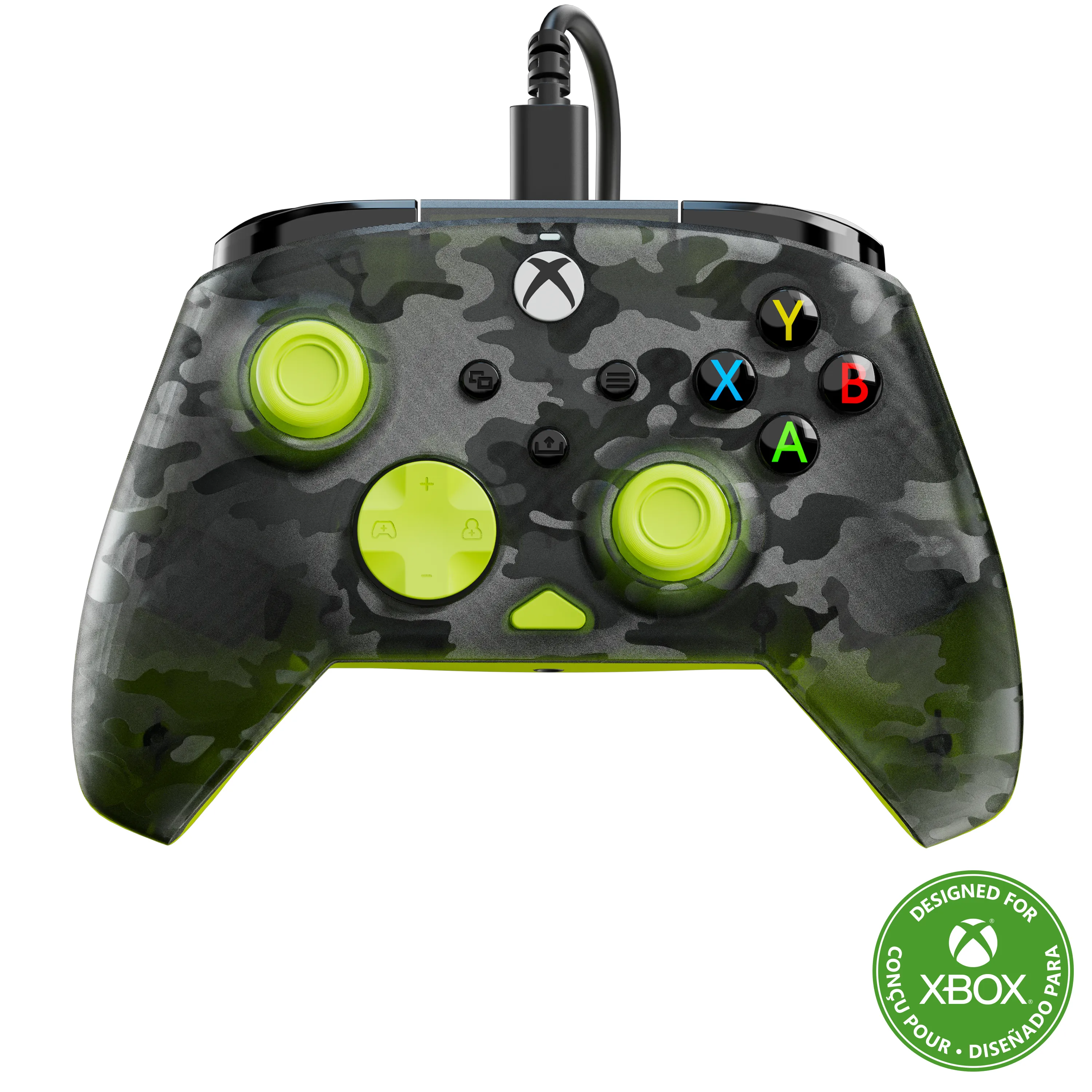 Turtle Beach Rematch Core Wired Controller - Ghost Camouflage Black & Yellow