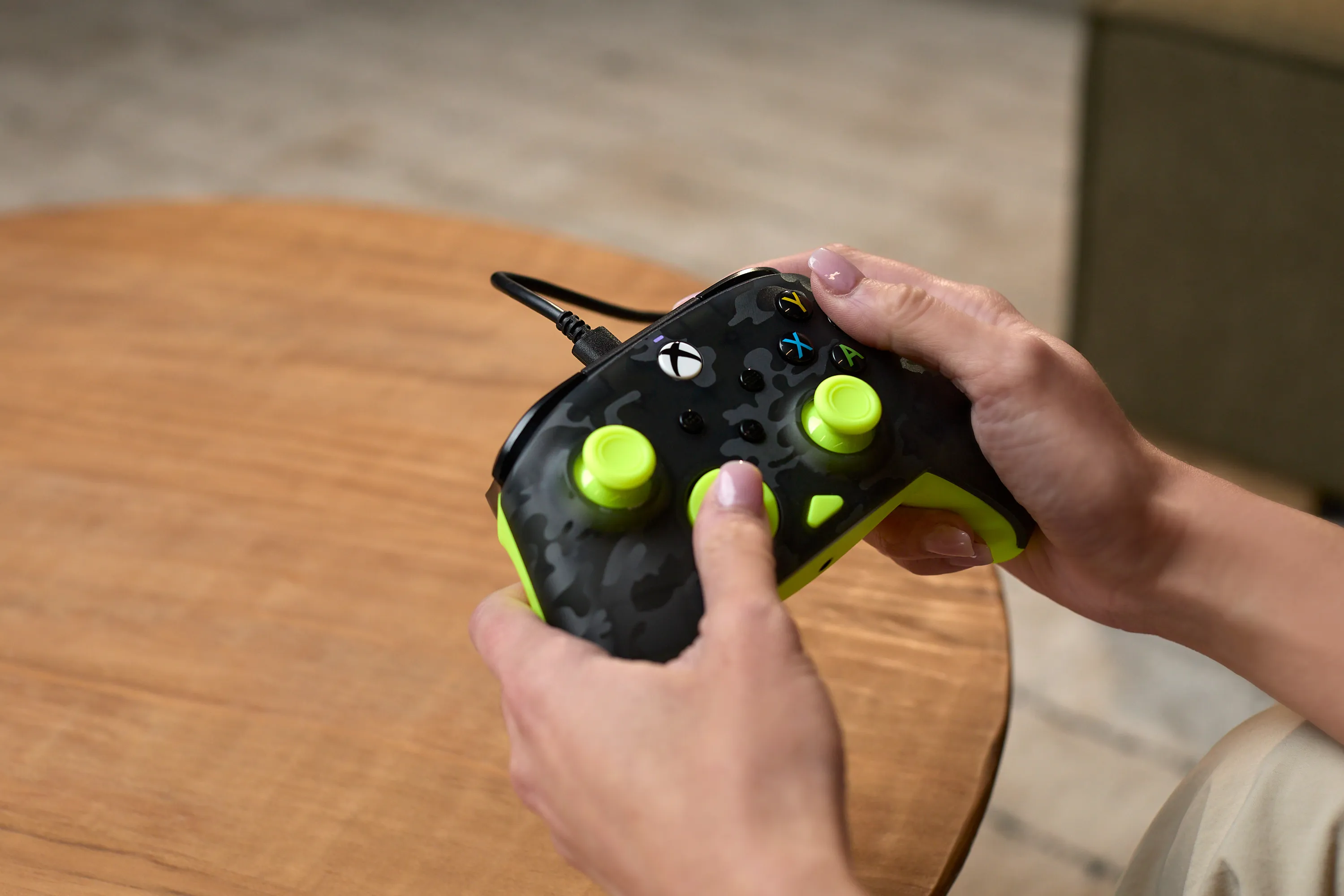 Turtle Beach Rematch Core Wired Controller - Ghost Camouflage Black &amp; Yellow