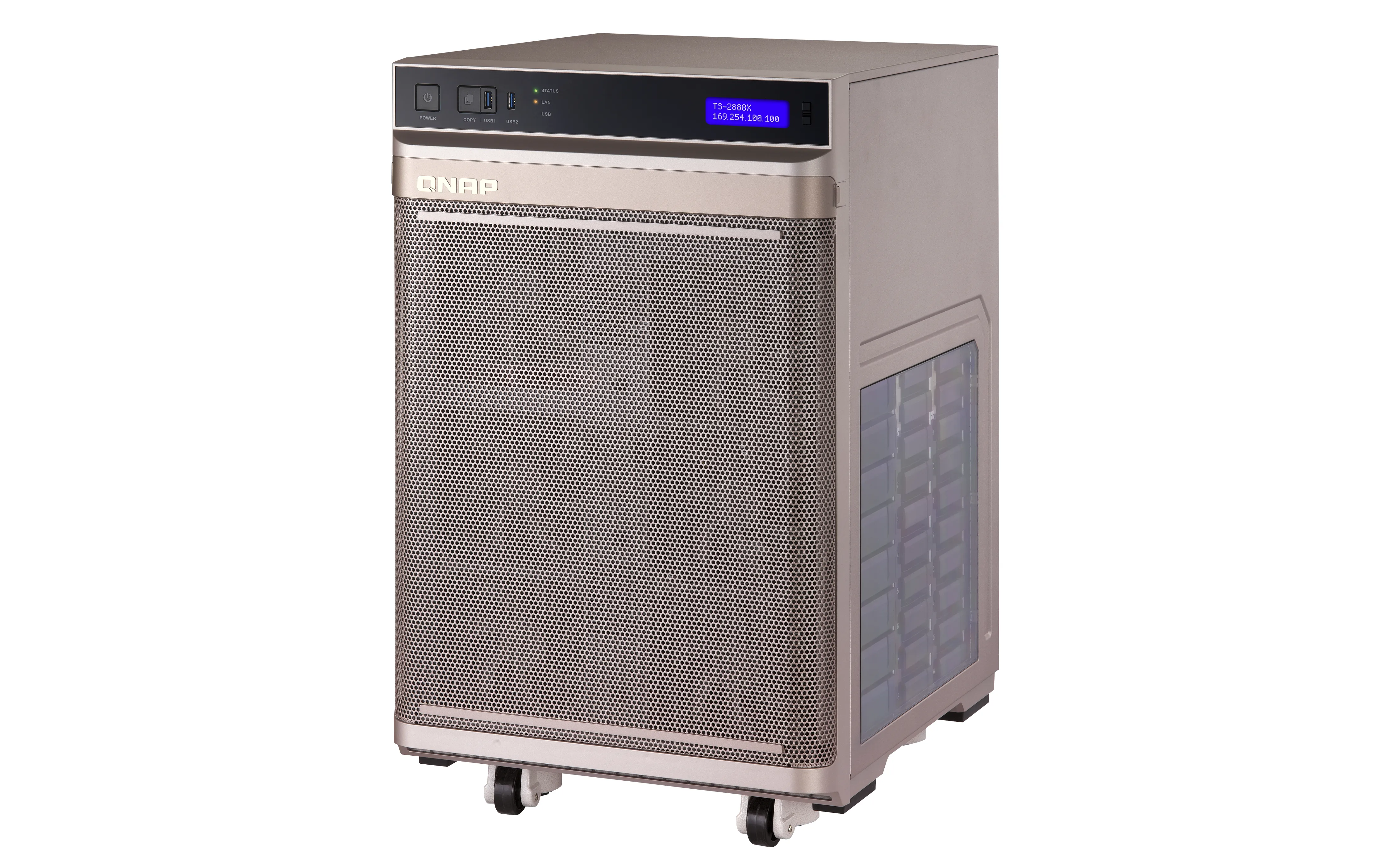 QNAP TS-2888X-W2123-32G 28-Bay Intel Xeon Processor W-2123 4 core 3.6GHz 32GB DDR4 ECC Max. 512GB