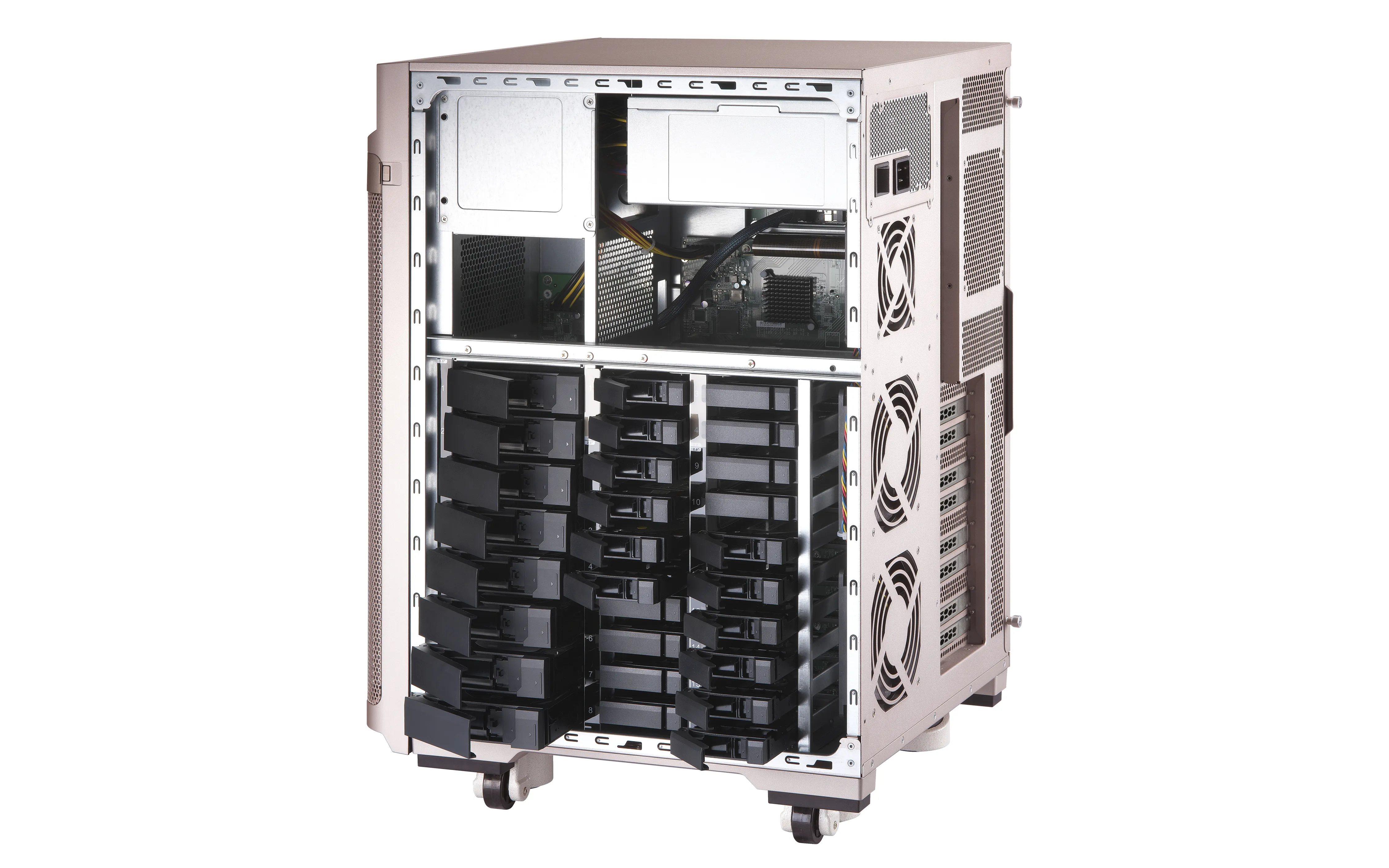 QNAP TS-2888X-W2123-32G 28-Bay Intel Xeon Processor W-2123 4 core 3.6GHz 32GB DDR4 ECC Max. 512GB