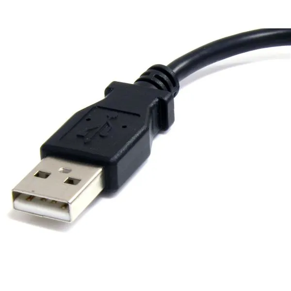 Startech  USB-A - Micro-USB B -kaapeli, 15 cm, Musta