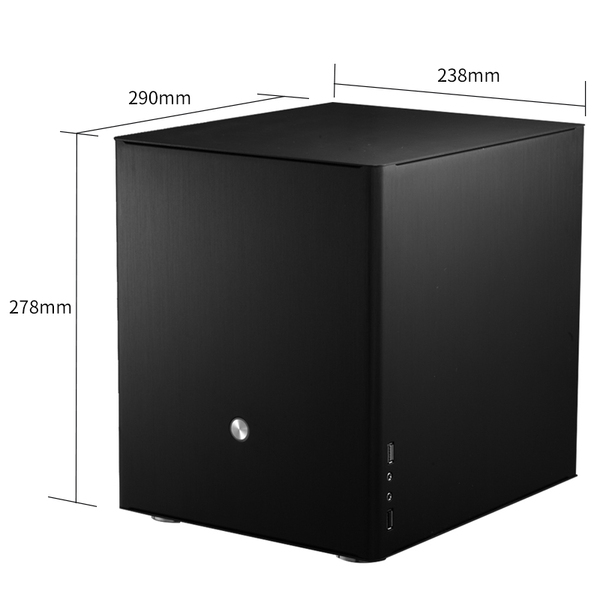Jonsbo V4 Cube -Micro-ATX case, black
