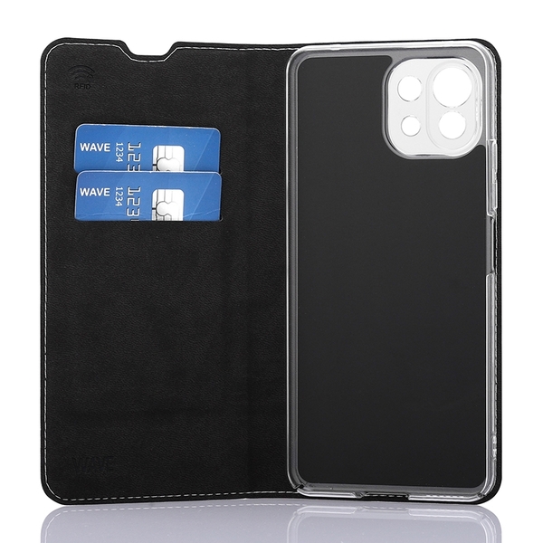 Wave Book Case, Xiaomi Mi 11 Lite - flipfodral, Rose Gold