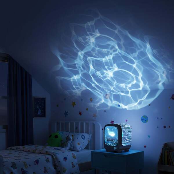 MOB Wavy Light Abyss 2.0 Bluetooth Portable Speaker, Abyss Blue