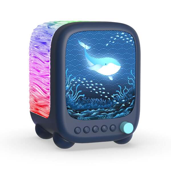 MOB Wavy Light Abyss 2.0 Bluetooth Portable Speaker, Abyss Blue