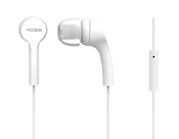 KOSS KEB9i In-Ear Mic White
