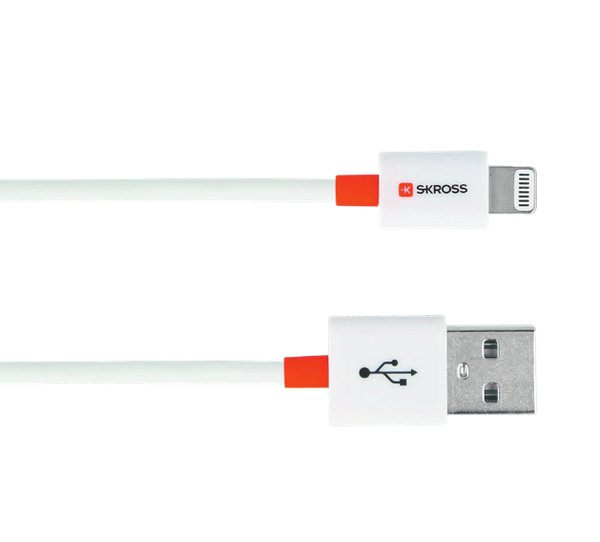 S-Kross Charge'n Sync Lightning - USB A - cable, 2 m, Red/White