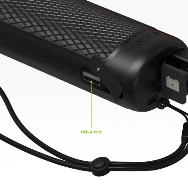 MOPHIE POWERSTATION GO RUGGED - FLASHLIGHT BLACK