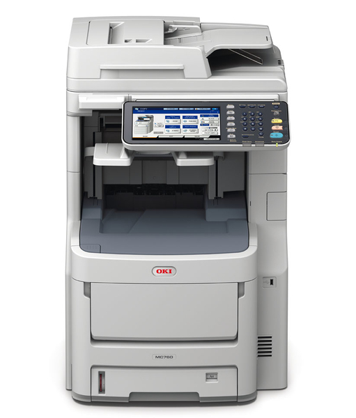 OKI MC760dnfax Duplex, LAN, A4 - LED colour printer
