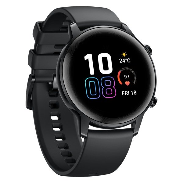 Honor MagicWatch 2, 42mm, silicone Wristband, Agate Black - smartwatch