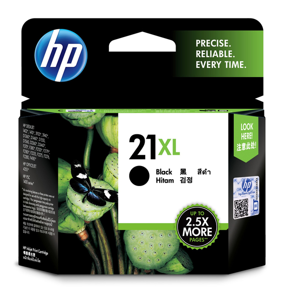 INK CARTRIDGE NO 21 XL BLACK