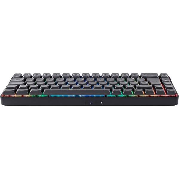 GAMIAC TKL69G -mekaaninen pelin&auml;pp&auml;imist&ouml;, Kailh Blue, musta/harmaa