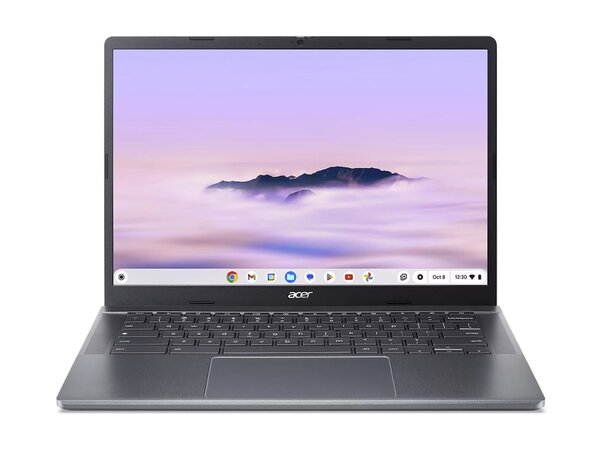 Acer Chromebook Plus Enterprise 514 14.0" Core 5 120U, 16 Gt, 256 Gt, Intel Graphics, ChromeOS -kannettava, ter&auml;ksenharmaa