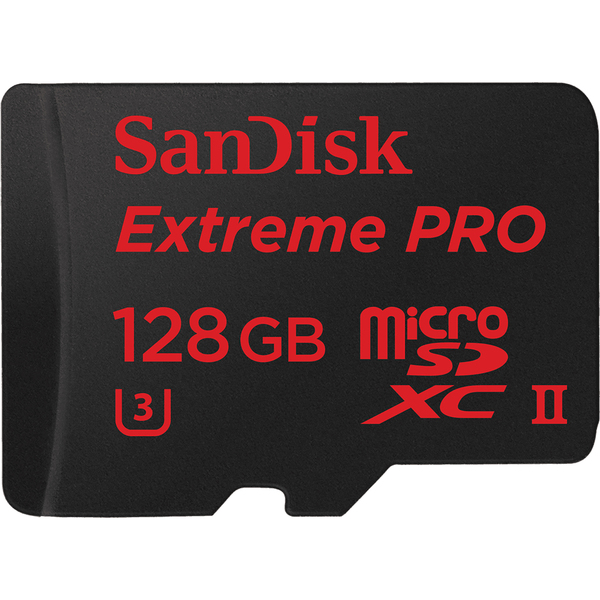 SanDisk 128 Gt Extreme Pro, UHS-II Class 10 MicroSDXC -muistikortti