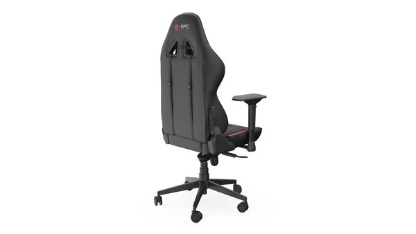 SilentiumPC Gear SR600 PU - spelstol, r&ouml;d/svart