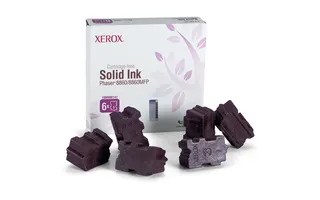 GENUINE XEROX SOLID INK MAGENTA, PHASER 8860/8860MFP (6 STICKS)