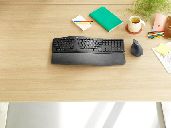 Logitech ERGO K860 Business - trådlös ergonomisk tangentbord, svart