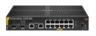 HPE Aruba Networking CX 6000 12-port Gigabit Class 4 PoE 2 SFP 139W - Administrerbar switch