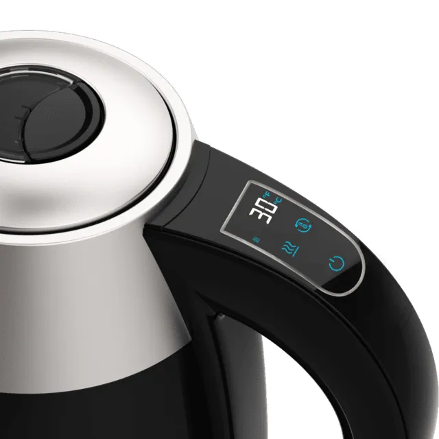 CECOTEC Thermosense 400 VisionLight kettle, 1.7L, 2200W, Silver/Black