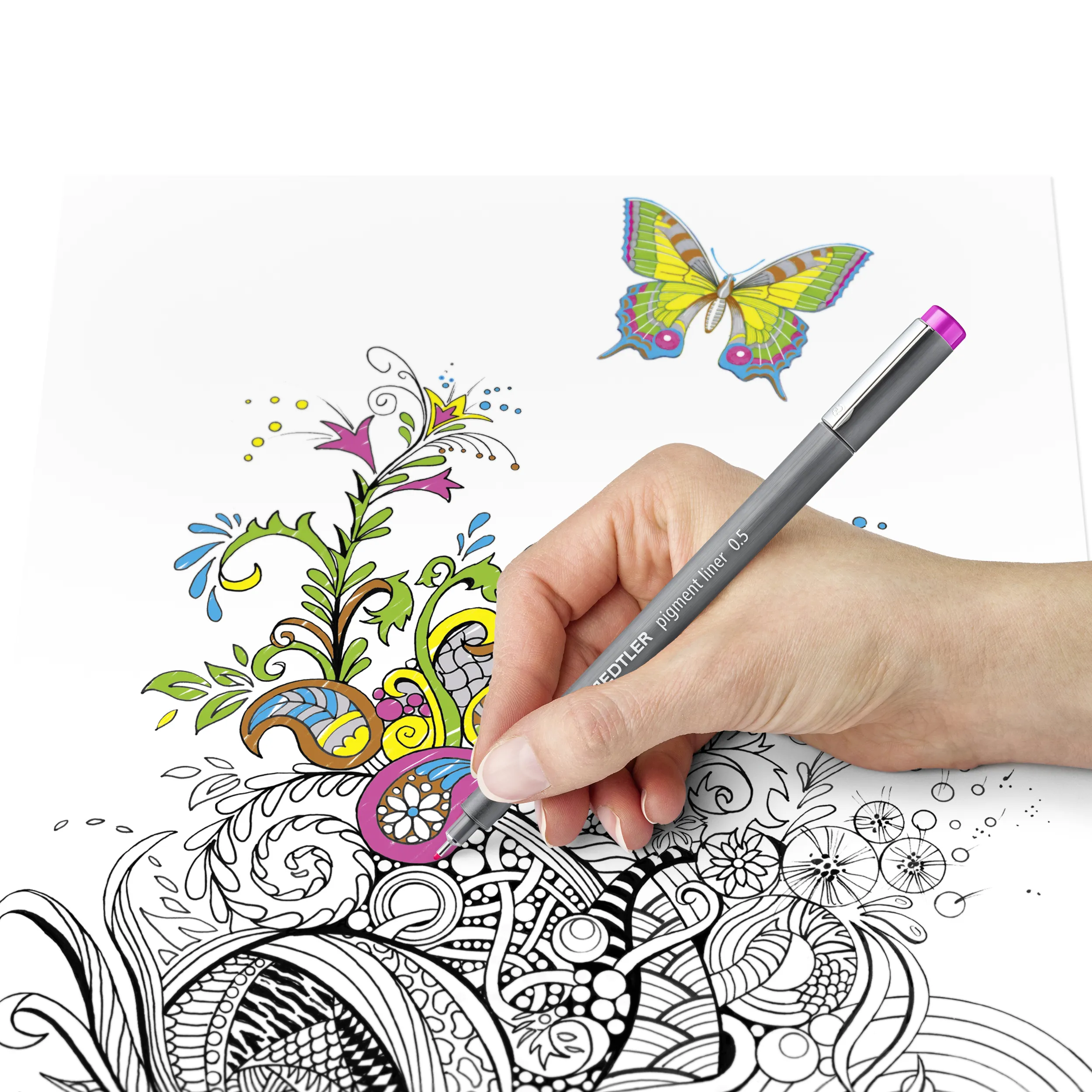 Fineliner pigment liner ass black (6)