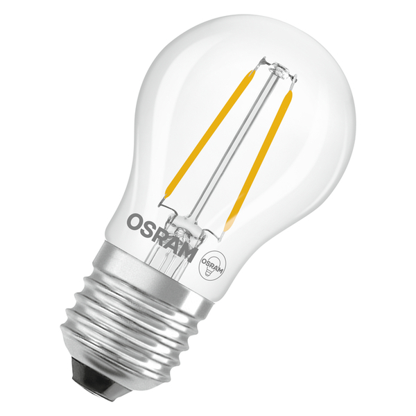 OSRAM LED Mini-Ball Filament Lamp 250 lm 1.8 W 2700 K (25 W Equivalent) E27 Transparent