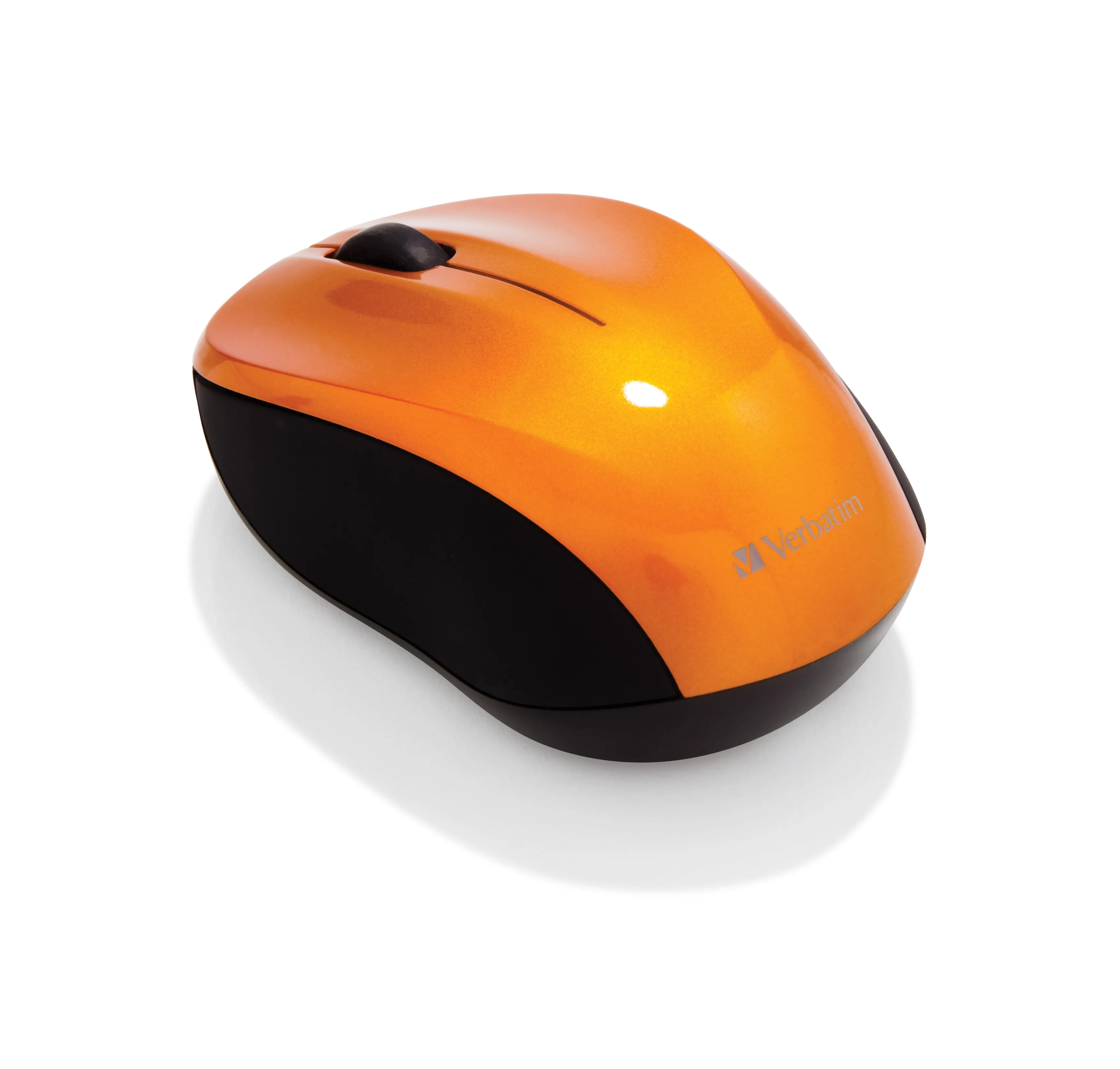 Verbatim Go Nano Wireless Mouse, Volcanic Orange