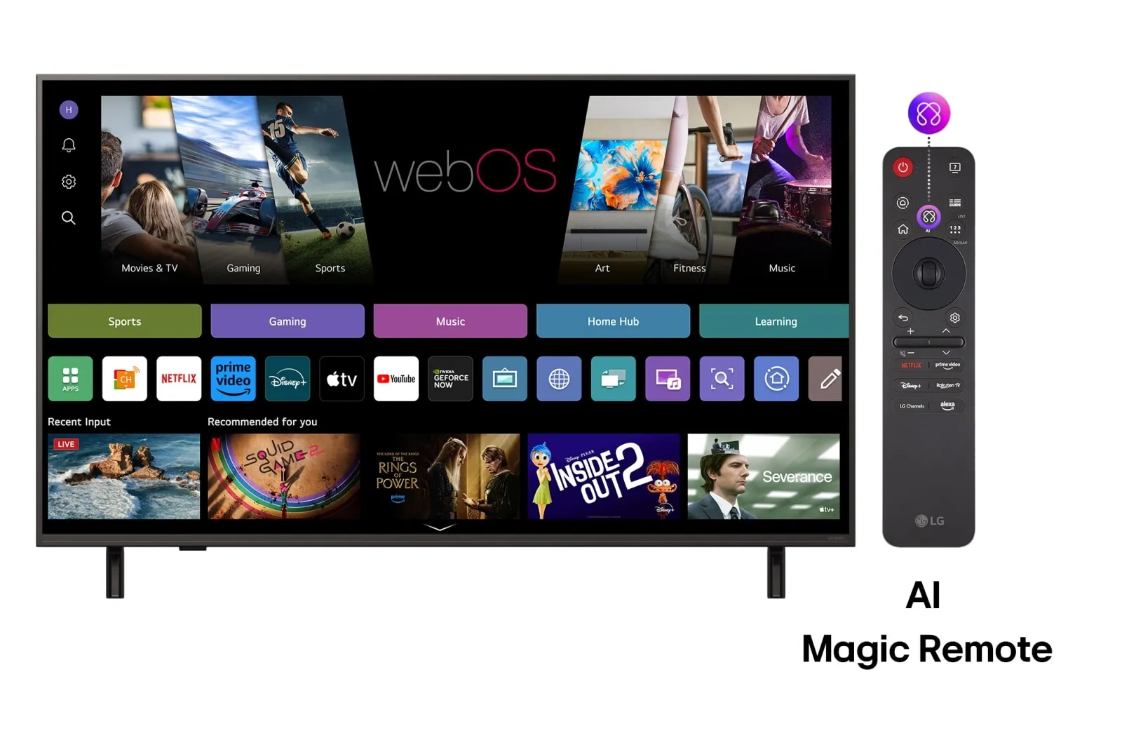 LG QNED84A3C 50&quot; 4K WebOS TV, 60 Hz, HDR10