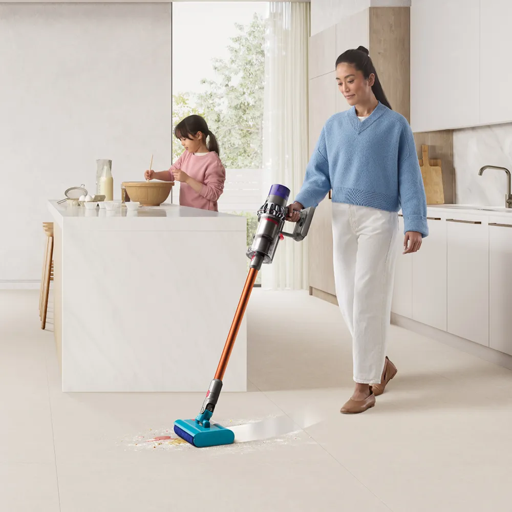 Dyson Cyclone V10 Submarine 2-in-1 Stick vacuum cleaner, Copper and Grey