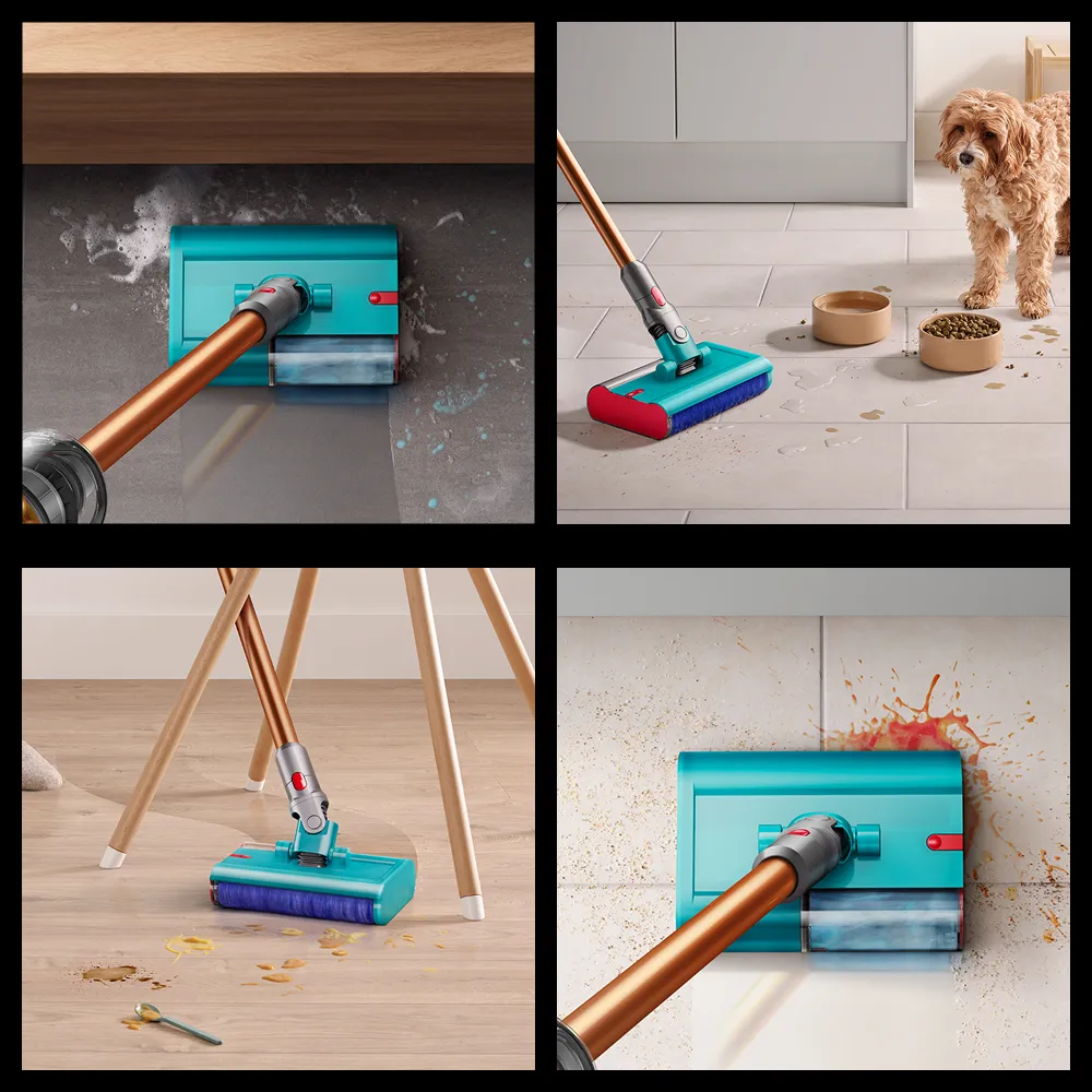 Dyson Cyclone V10 Submarine 2-in-1 Stick vacuum cleaner, Copper and Grey