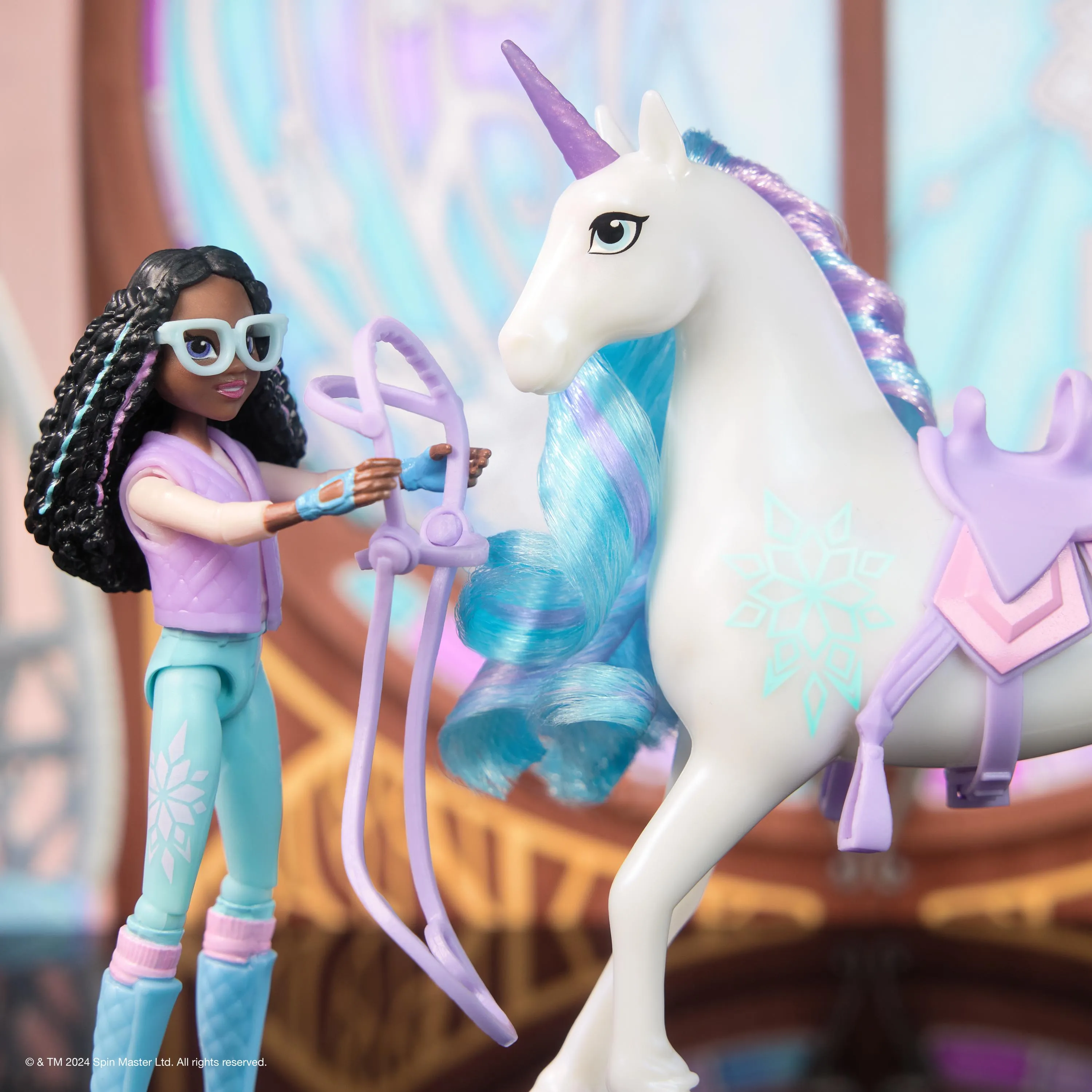 Spin Master Unicorn Academy - Layla and Unicorn Glacier Set, toy figure
