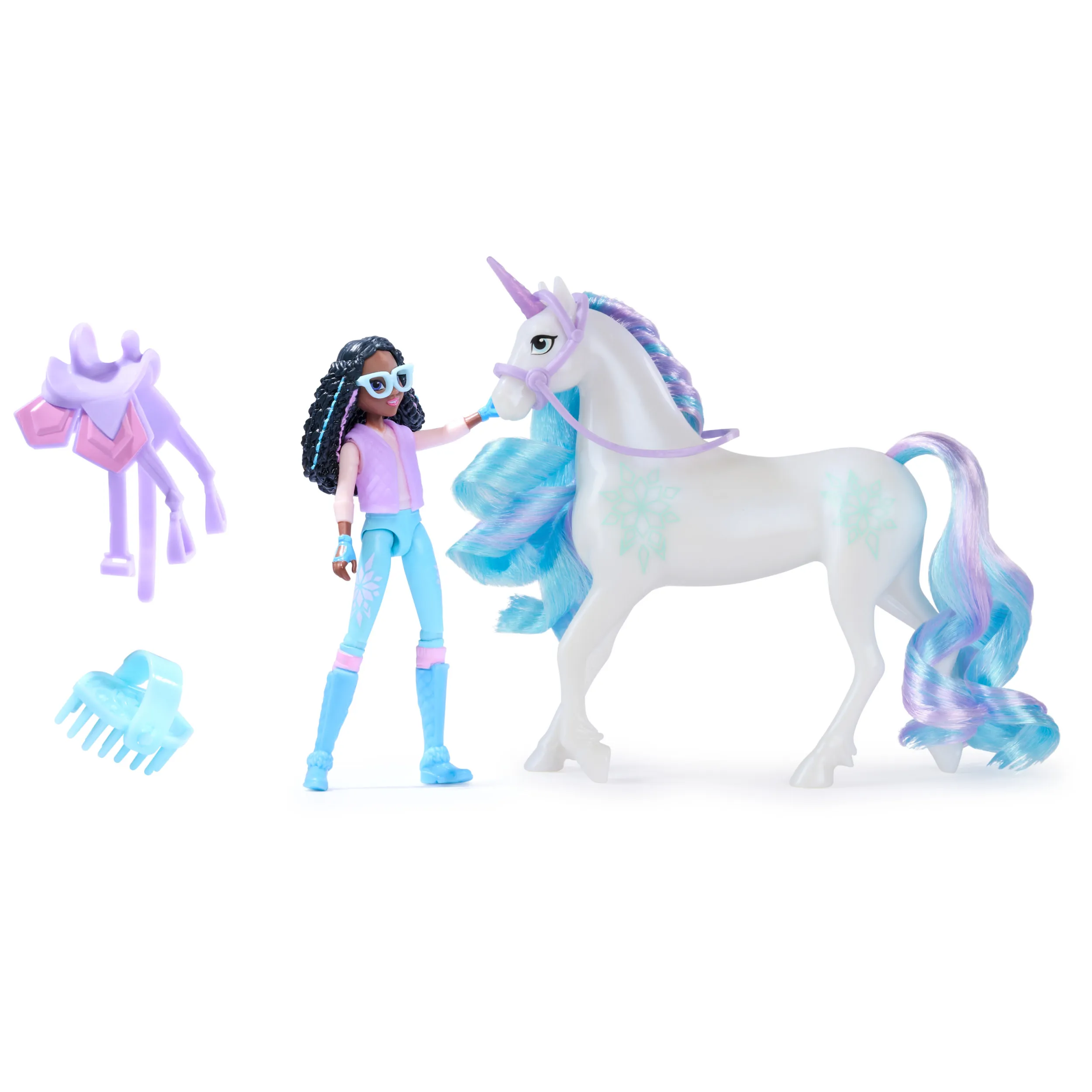 Spin Master Unicorn Academy - Layla and Unicorn Glacier Set, toy figure