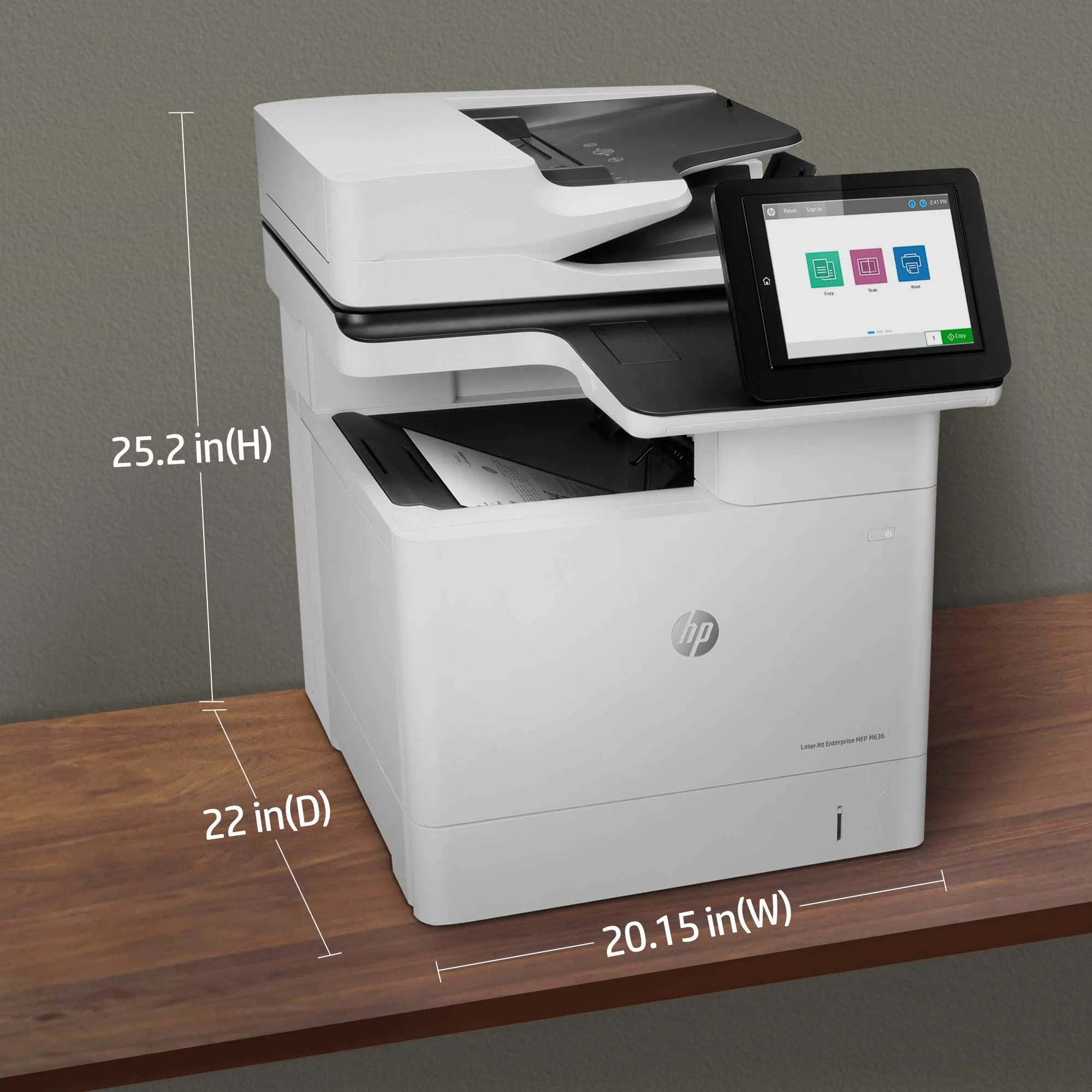 HP LaserJet Enterprise MFP M636fh Mono A4 71 ppm (ML)