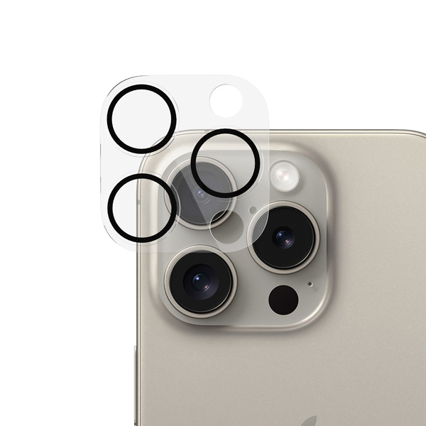 Epico Sapphire Lens, iPhone 15 Pro / 15 Pro Max - Camera Lens Protector