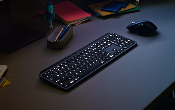 Logitech MX Keys Plus Advanced - wireless keyboard, Graphite