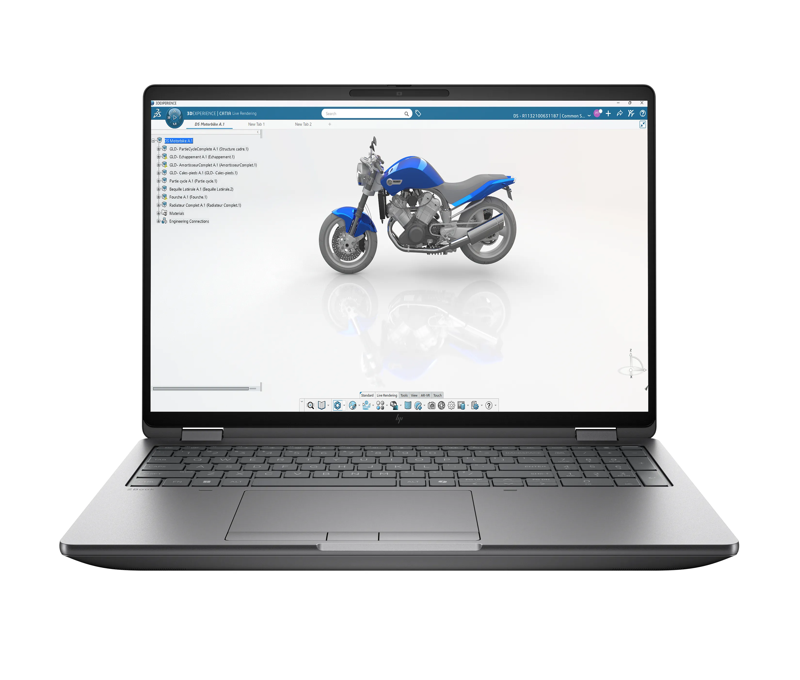 HP ZBook Fury G1i 16" Ultra 9 285HX, 64GB, 1TB, RTX Pro 5000 24GB, Win 11 Pro - Notebook, Silver