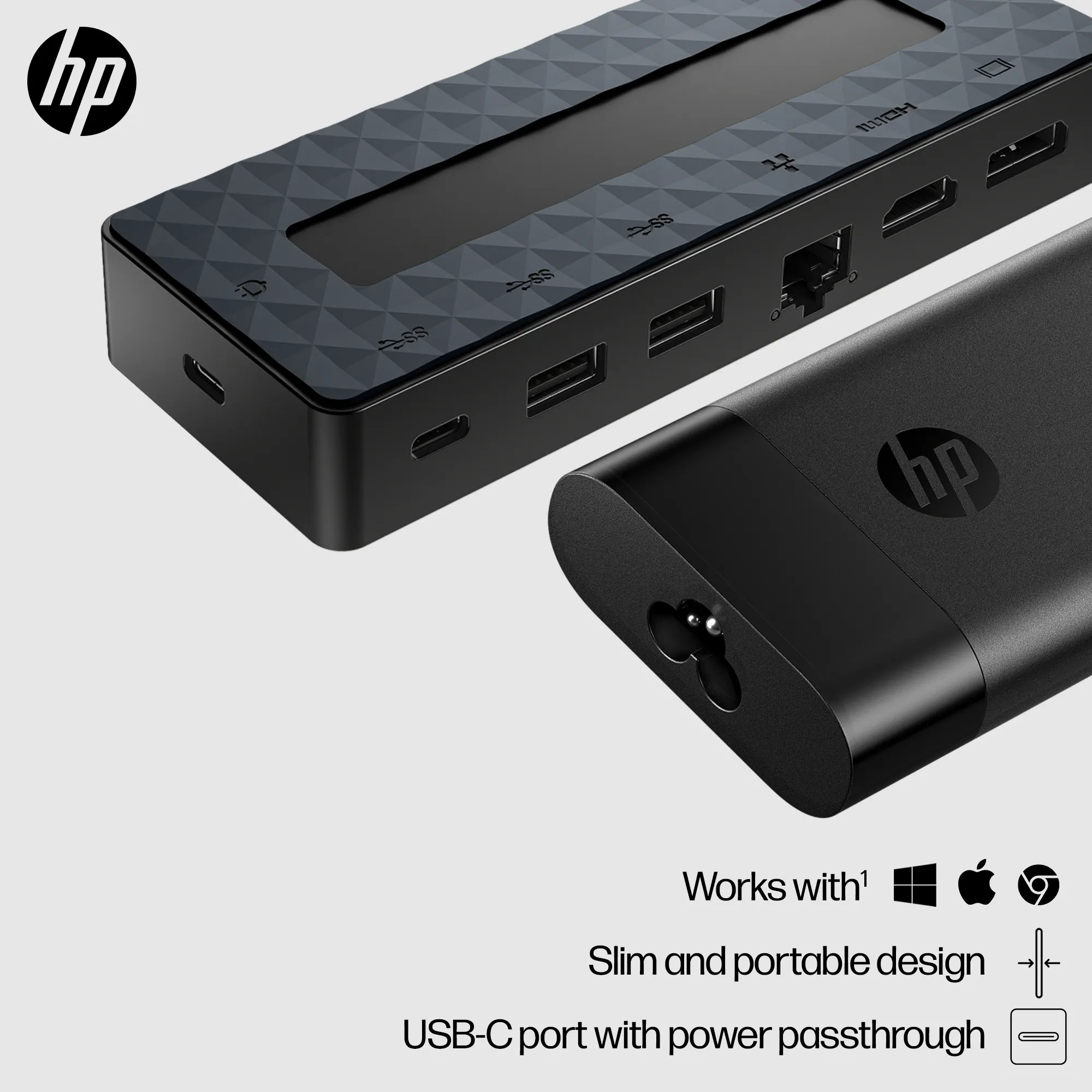 HP USB-C Hub and Charger Combo