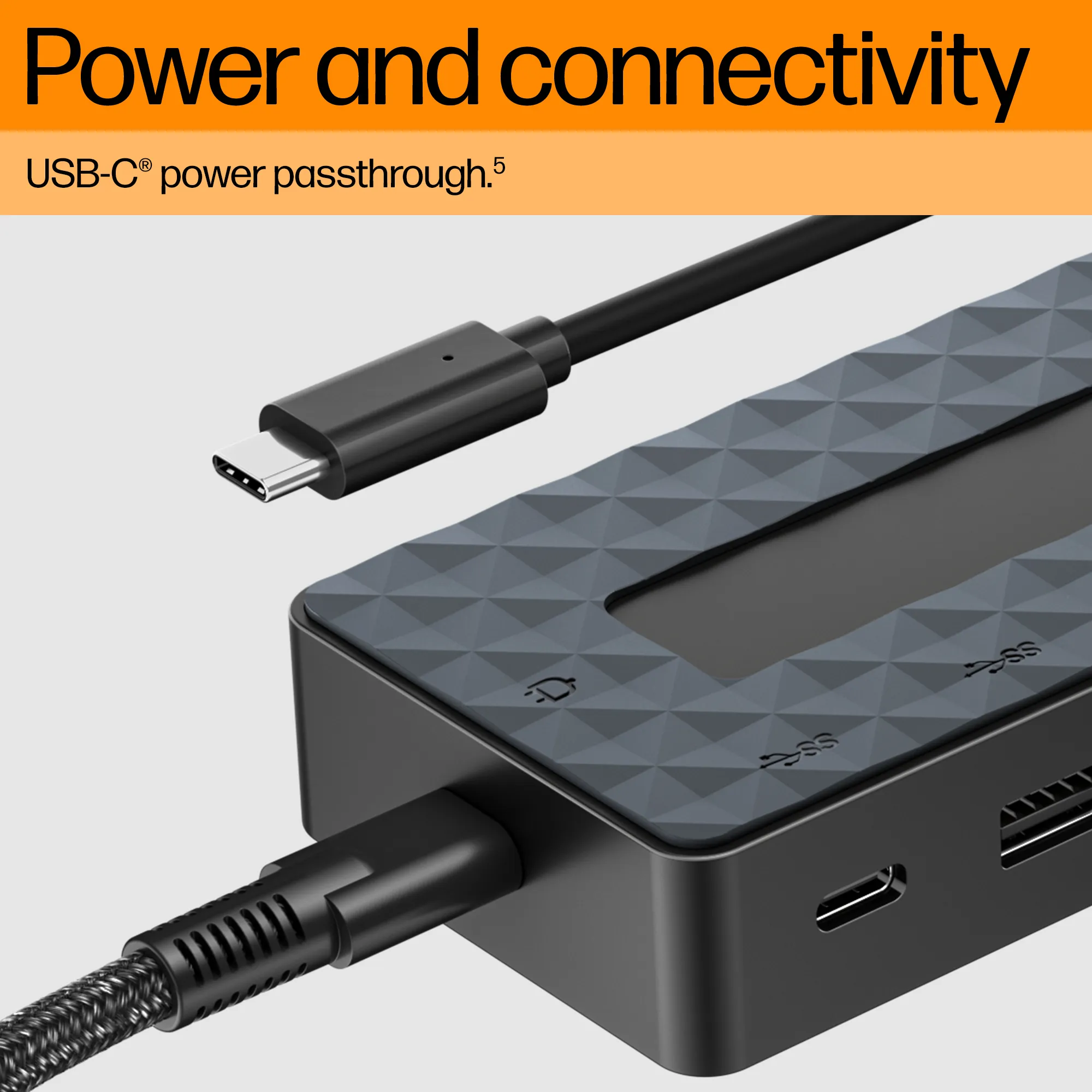HP USB-C Hub and Charger Combo