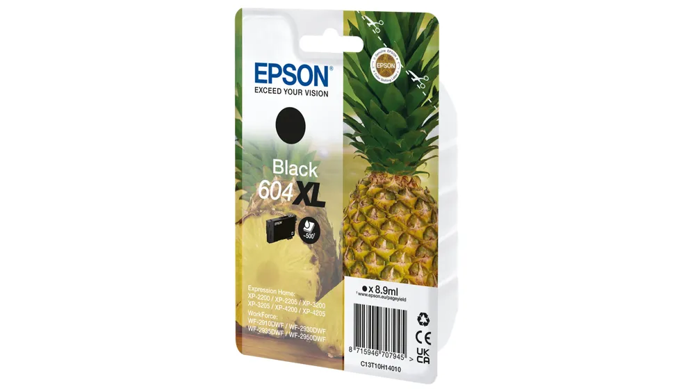 Epson 604XL ink cartridge, 8.9 ml, Black