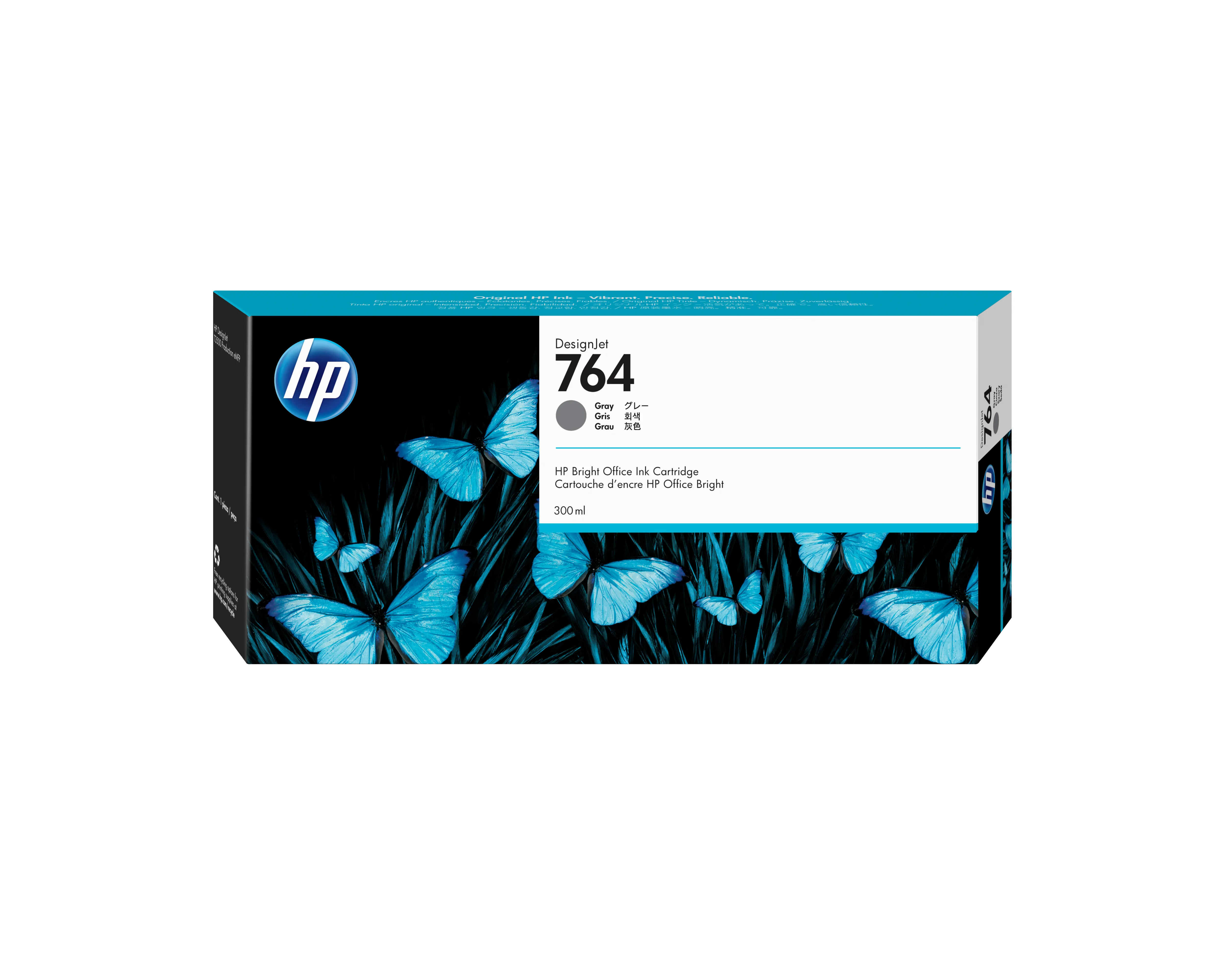 HP DesignJet 764 -mustekasetti, 300 ml, harmaa