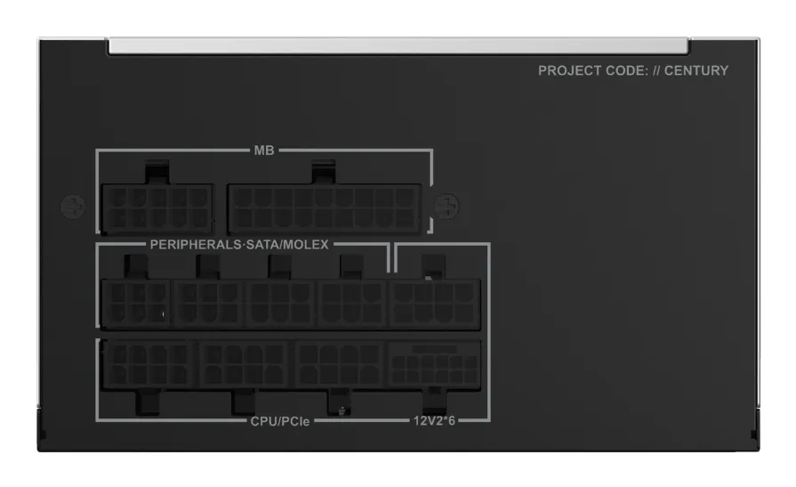 MONTECH CENTURY II 850W - PSU, 80 Plus Platinum
